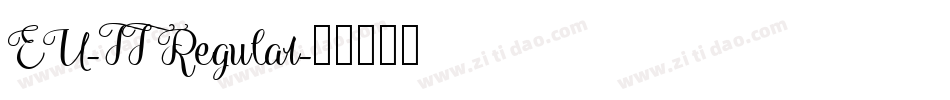 EU-TT Regular字体转换